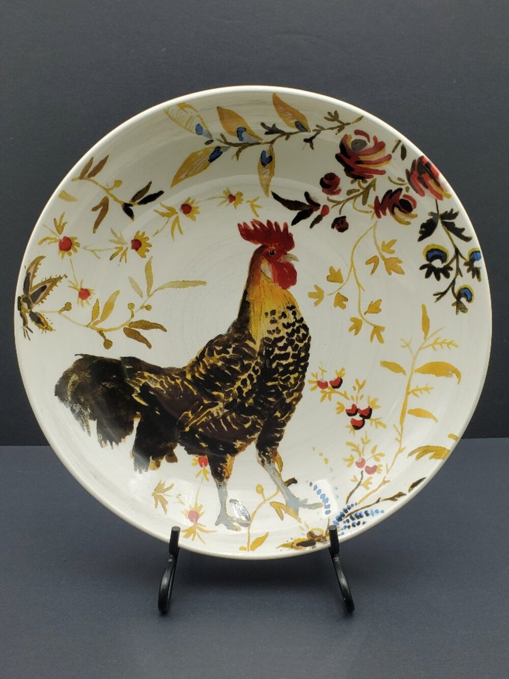 Williams-Sonoma Rooster Francais Soup Pasta Bowl Salad Serving Bowl